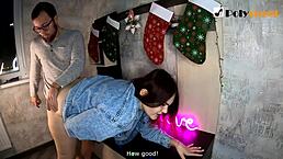 Close-up masturbation with talking in POV solo scene.