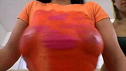 Can you handle this wild threesome with big asses and tits?