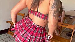 Gang bang returns with wild interracial anal action