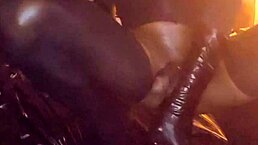 intense stomach fucking with hardcore anal toys