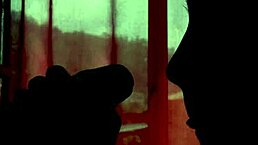 Watch This Hot Couple's Wild Blowjob In The Shadows!