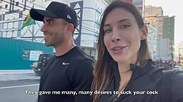 latina babe gets a hot creampie in casual hookup