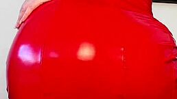 The forbidden touch unfolds in a sensual latex fantasy setting. 😏