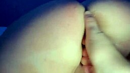 My curvy wife tries new toys at home