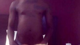 Pretty brown girl in a freaky scene