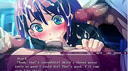 Feeling the thrill as they cum inside me in this hentai gangbang