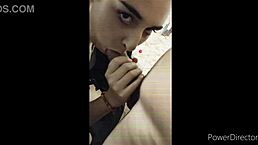 the wife and her husband explore bdsm with big tits and ass in amateur setting