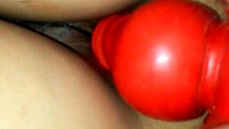 Wife Bent Over in Latex, Getting Fucked Doggystyle by Lover!