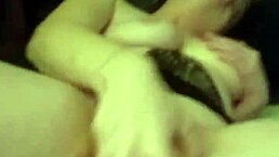 amateur babe fucks big dildo hard with toys in homemade scene