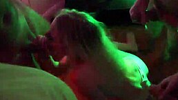 I got nasty bukkake facials at the disco orgy