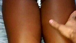 On Christmas night, my wife LEFT for WORK, and my STEPDUGHTER slept in PANTIES on the SOFA. I pulled out my DICK and started JERKING OFF.