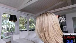 Classy Hungarian pornstar sucks cock with skill