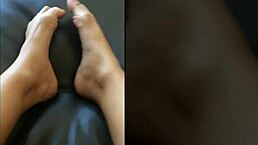 Capri cavanni's intriguing foot play