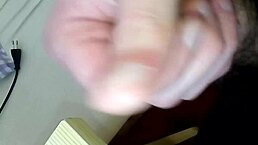 Hey, watch this hot handjob on a thick penis! 😜