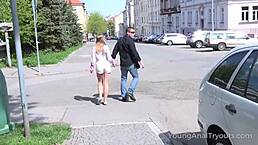 young blonde takes hard anal pounding 😲