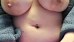 Big Girl Cumming Hard Alone with Her Vibrator Toy!