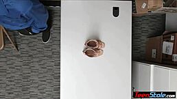 the cute asian teen shoplifter must suck and fuck the officer