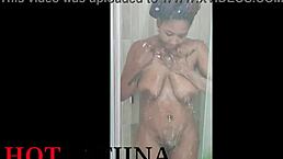 Encontre A La Novia De Mi Primo Bañandose - Medellin Colombia Lauren Latina