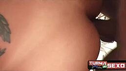 Frotinha porn star gives oral and anal assfucking to naughty wife 😈