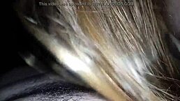 Redhead gives intense blowjob before.