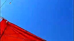 Teen 18+ shows off her big tits with emotion