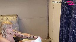 Hot Milf Dressed in PVC and Boots