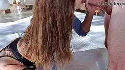 he kept cumming on her latina ass in pantyhose