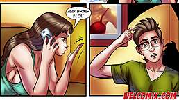 swapping milfs in bed with nerd stallion, two crazy girls craving sex