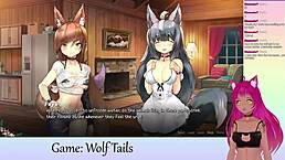 LewdNeko Feels Intense Pleasure in Wolf Tails