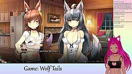 LewdNeko Feels Intense Pleasure in Wolf Tails
