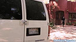 Goth Lesbo Strapon Fucking Her Les Gf!