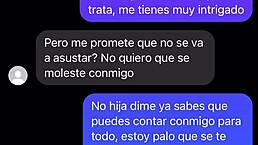 In a steamy messenger chat, I tease my sexy teen niece with her big ass before fucking her deliciously on webcam