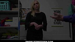 Shopliftingteen Krissy Knight Fucked by Security Guard After Tiny Tits Deal