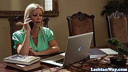 I'm So Overwhelmed Watching This Stunning Lesbian Milf Queening My Busty Teen Friend!