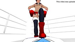 Pov Boxing Turns into Femdom Blowjob