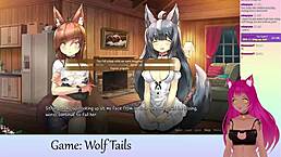 LewdNeko Feels Intense Pleasure in Wolf Tails