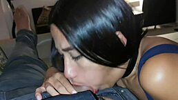 I feel so emotional sucking my brother's huge cock deepthroat until he cums all over me, it's intense and forbidden.