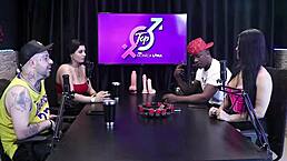 karen oliver rides jefao oficial's monster cock in lingerie, leading to a bizarre anal moment with strong pussy smell