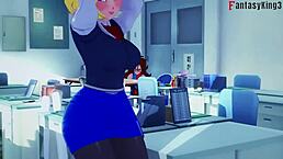 人造人18和Videl 现在干Gohan？