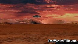 3D blonde babe gets eaten out before sucking cock casually