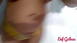 Morena gostosa ficando molhadinha com cum no big ass, old portuguese cuckold amateurs getting sexy and wet in brazilian hardcore.