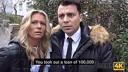 Damn! Debt Collector Nails Hot Chick in Quick Sofa Action!