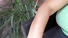 young 18+ girl playing with her feet and getting horny.