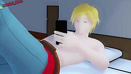 Jaune fucks glynda and winter in this hentai threesome