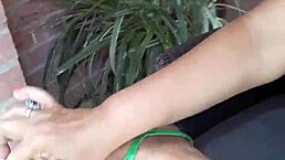 young 18+ girl playing with her feet and getting horny.