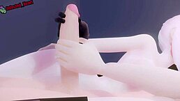 Jaune fucks glynda and winter in this hentai threesome