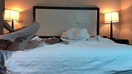 Hot tatted petite beauty in missionary position