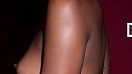 Ebony Teen Model Alicia Strips Luscious Booty for Playboy