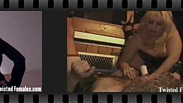 Sissy Slave Tormented by Two Dominant Mistresses in BDSM Session