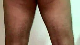 Indian gay guy with big ass takes monster cock